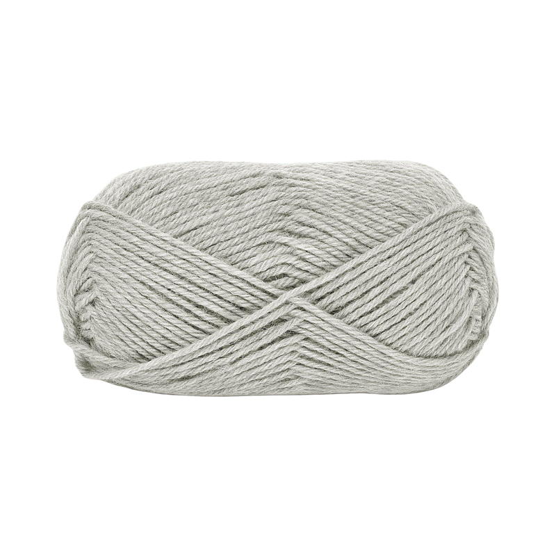Trysil Superwash uldgarn 100% ren ny uld, lysegrå