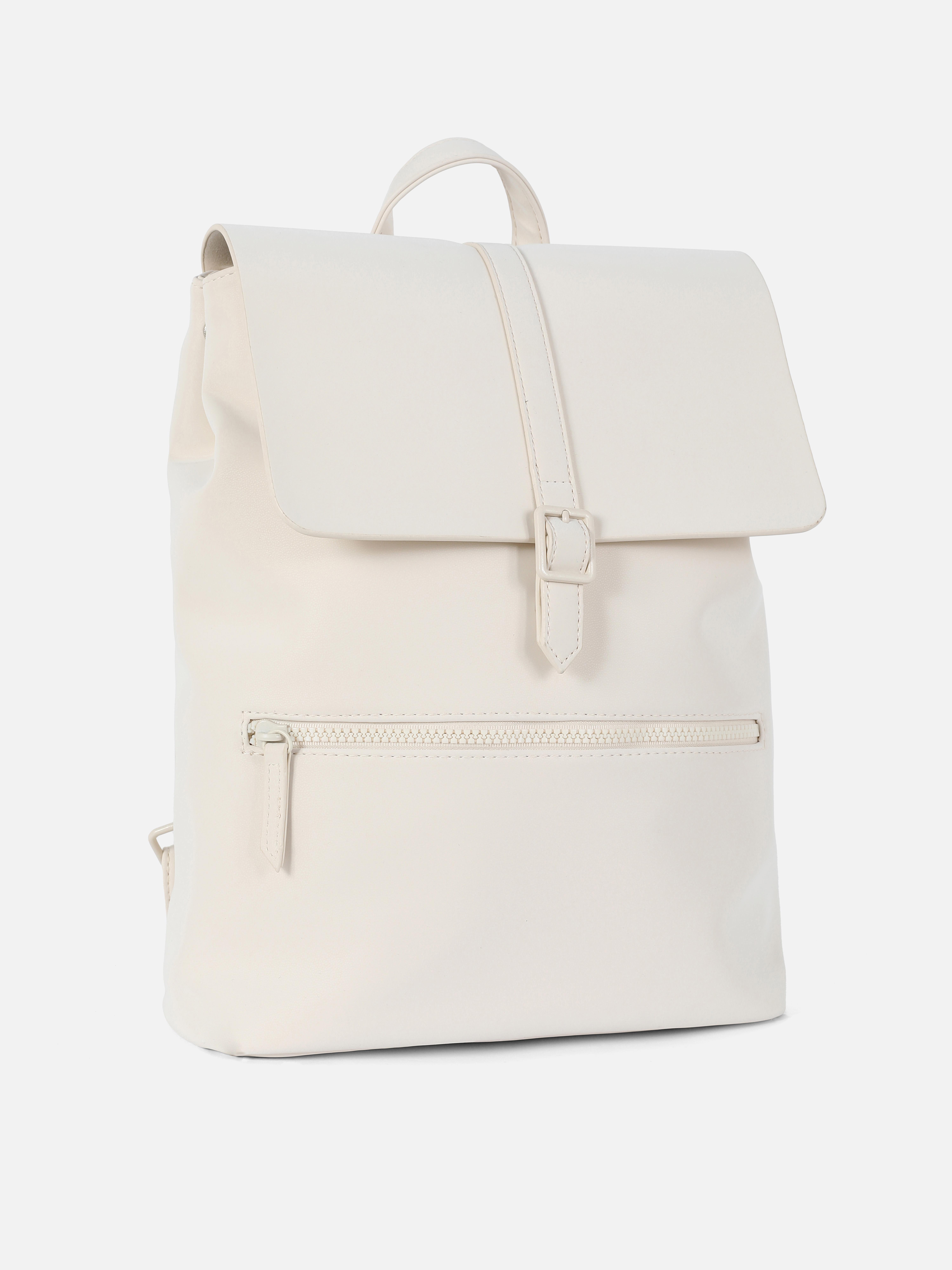 Rucsac elegant cu clapă și închidere magnetică cu cataramă