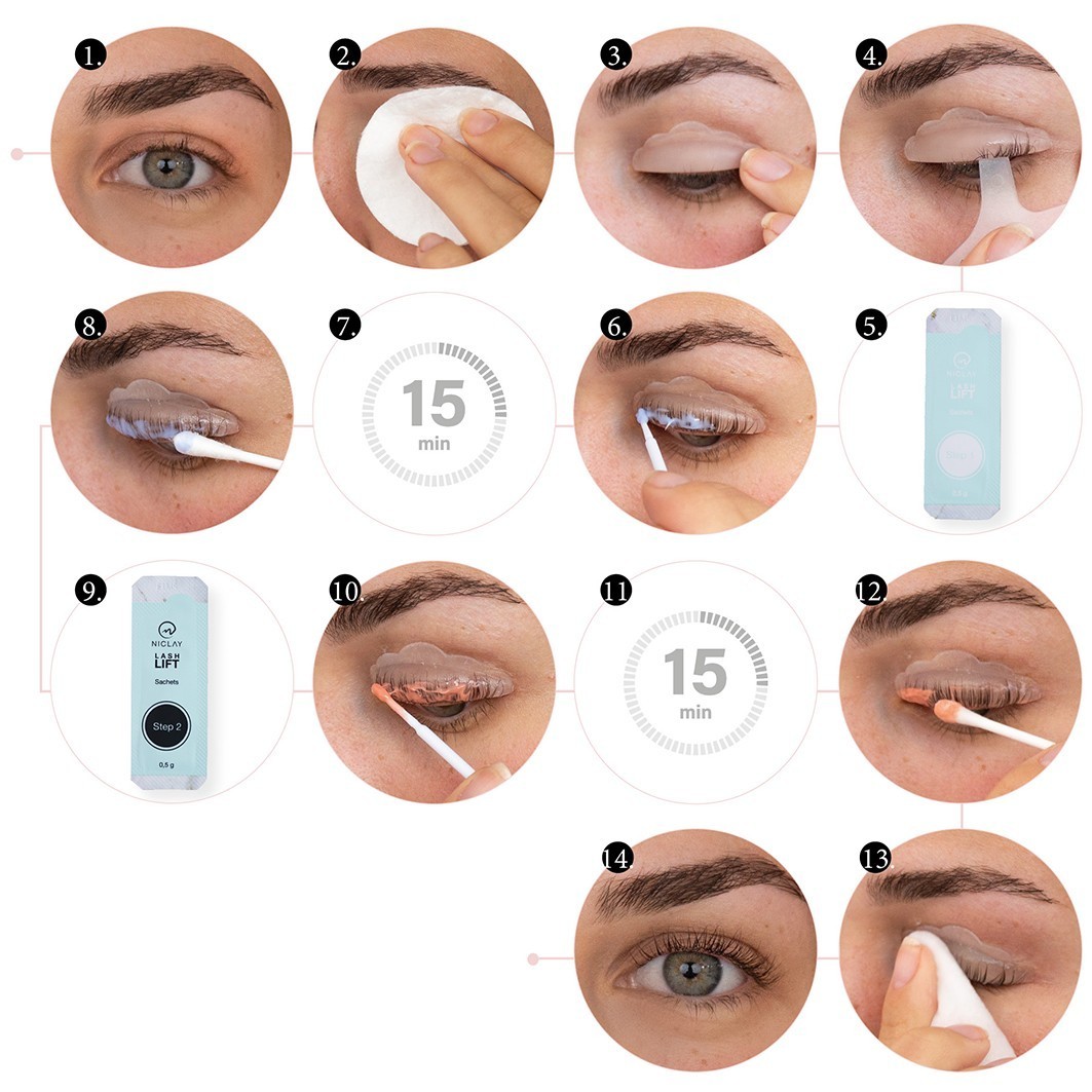 Niclay Lash Shaper set za podizanje trepavica kod kuće - 1 komad