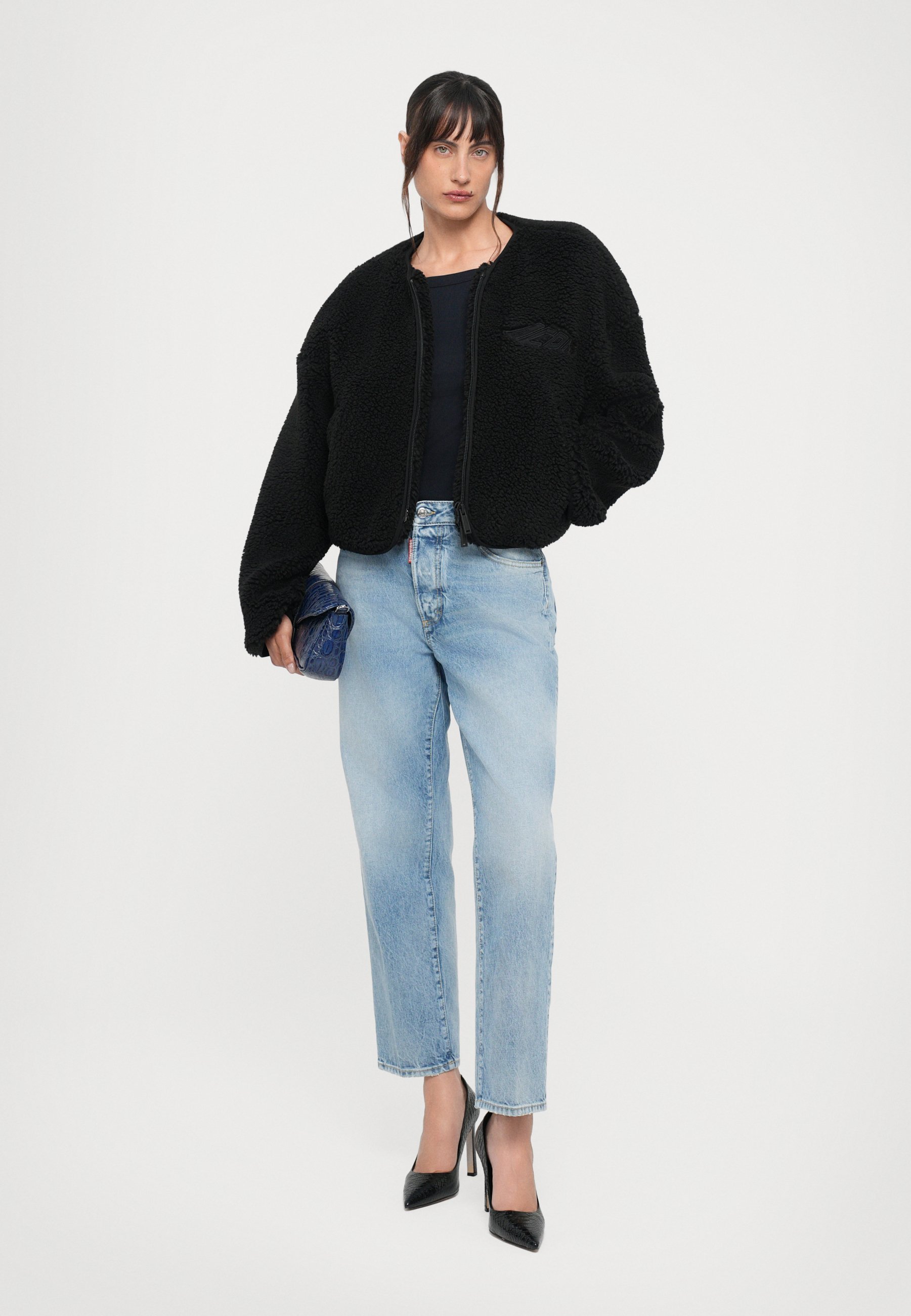 DSQUARED2 ICON LOOSE KABAN - Veste polaire - noire
