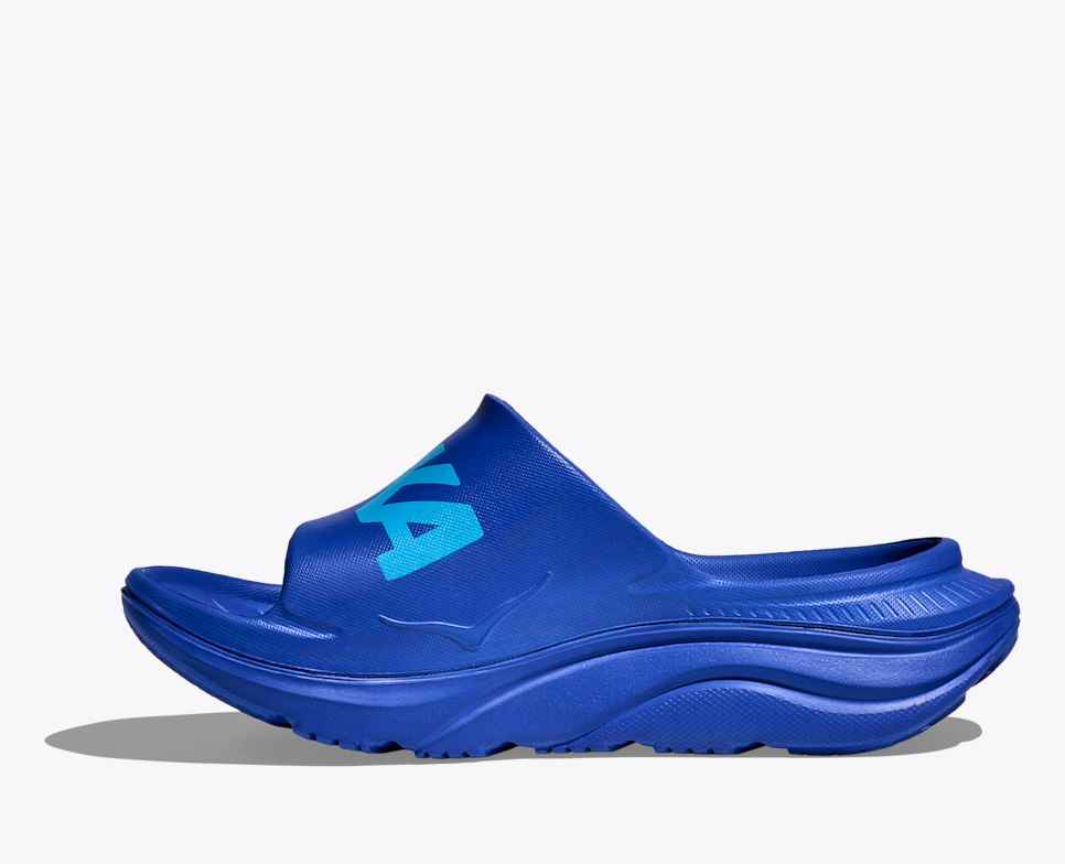 HOKA Ora Athletic Slide Ultramarine / Skyward Blue
