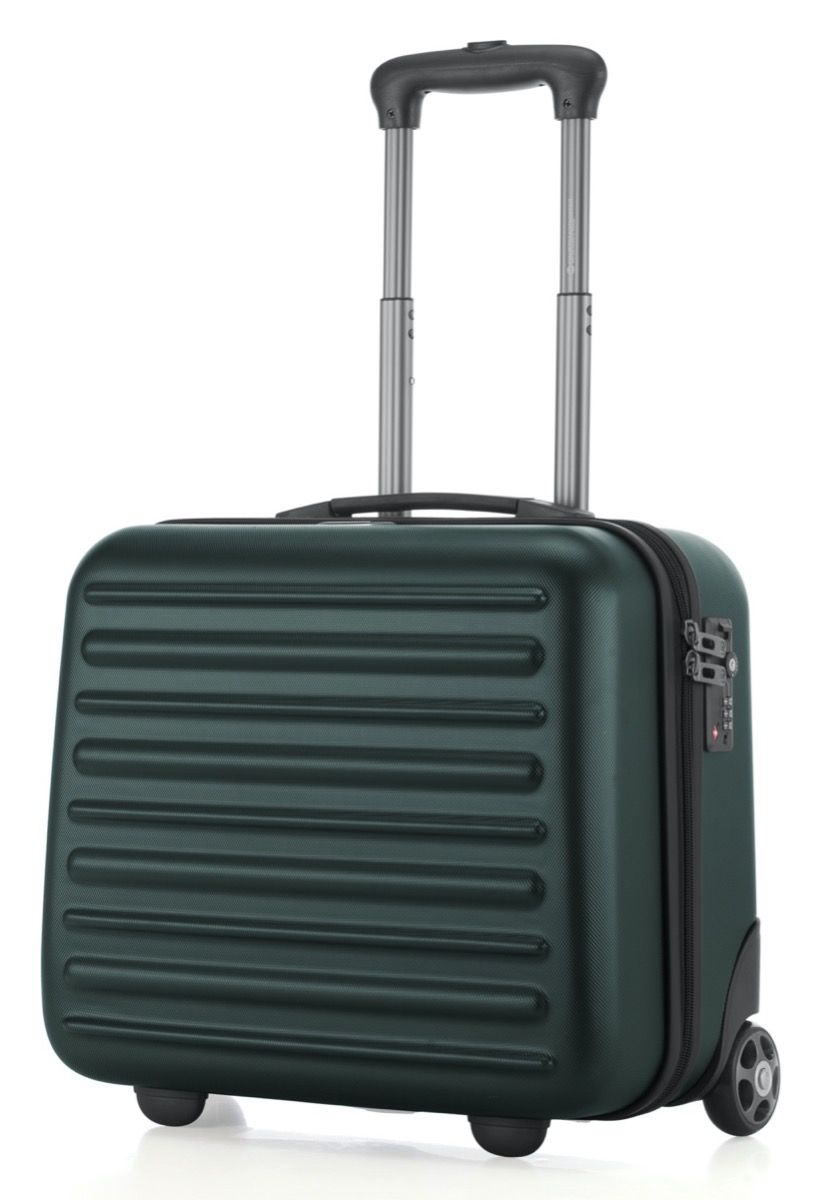 Tegel - piloten trolley met harde schaal, brons mat metallic, TSA, 38 cm, 32 liter