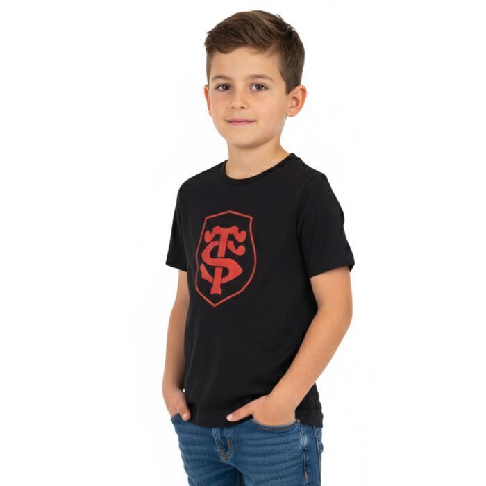 T-shirt enfant - STADE TOULOUSAIN - Toulouse - 100% coton - Manches courtes - Rugby