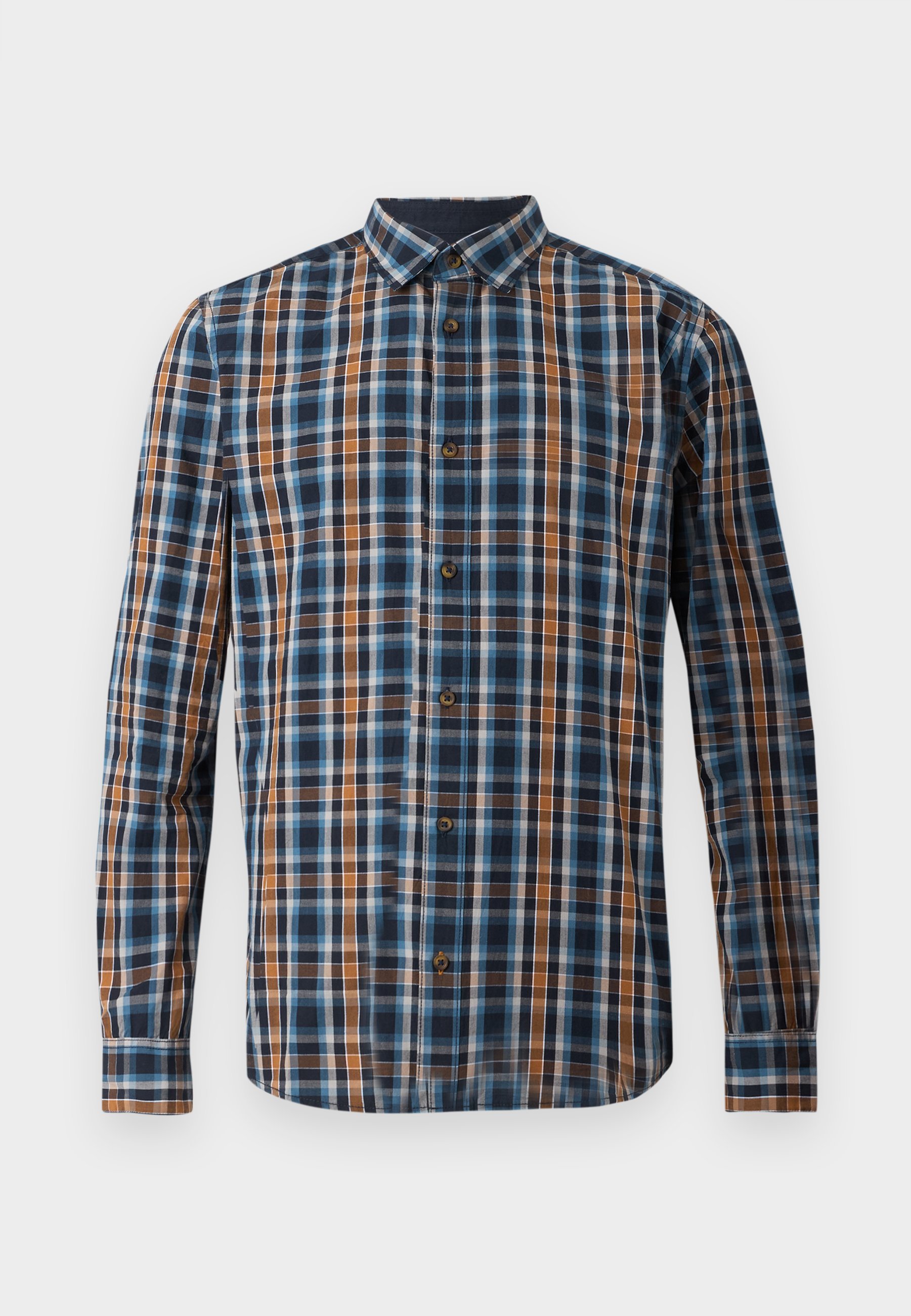 TOM TAILOR CHECKED - Camicia - blu navy
