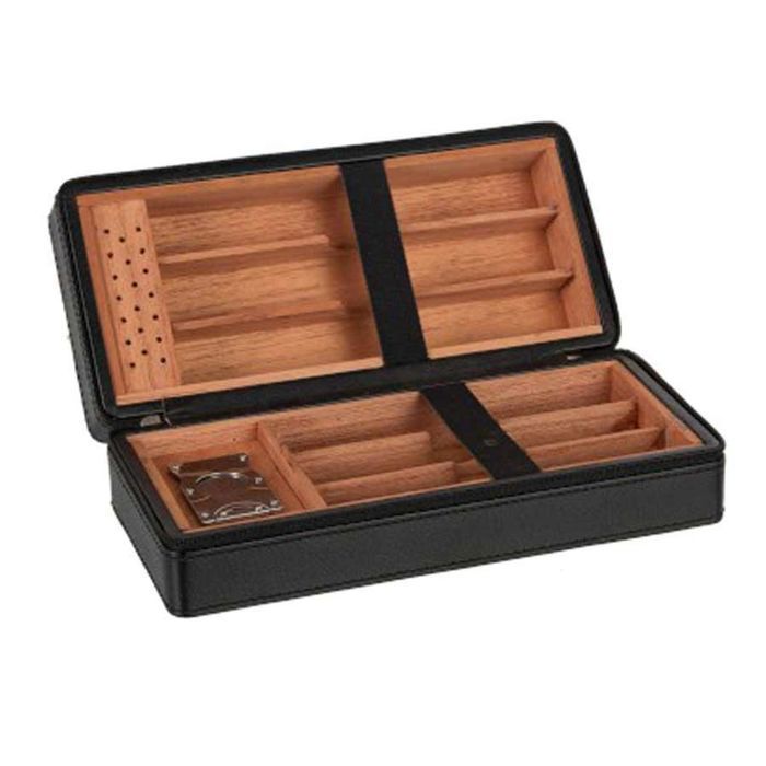 Caja de puros de imitación de cuero