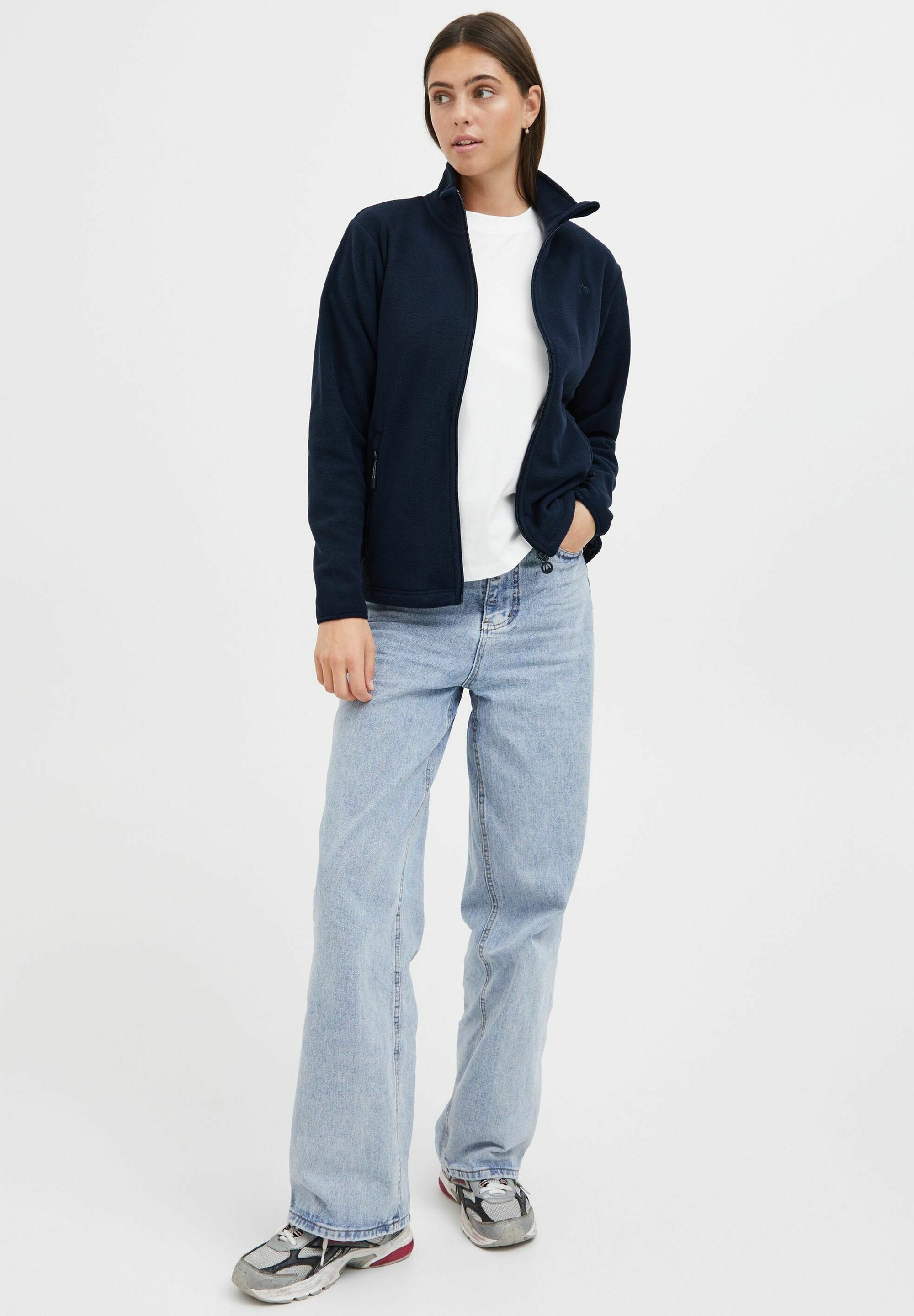 North Bend NBCONNA W - Fleecejack - marineblauwe blazer