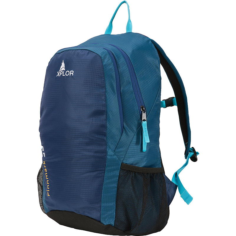 Xplor vandrerygsæk Finnmark 25 liter, sort/blå
