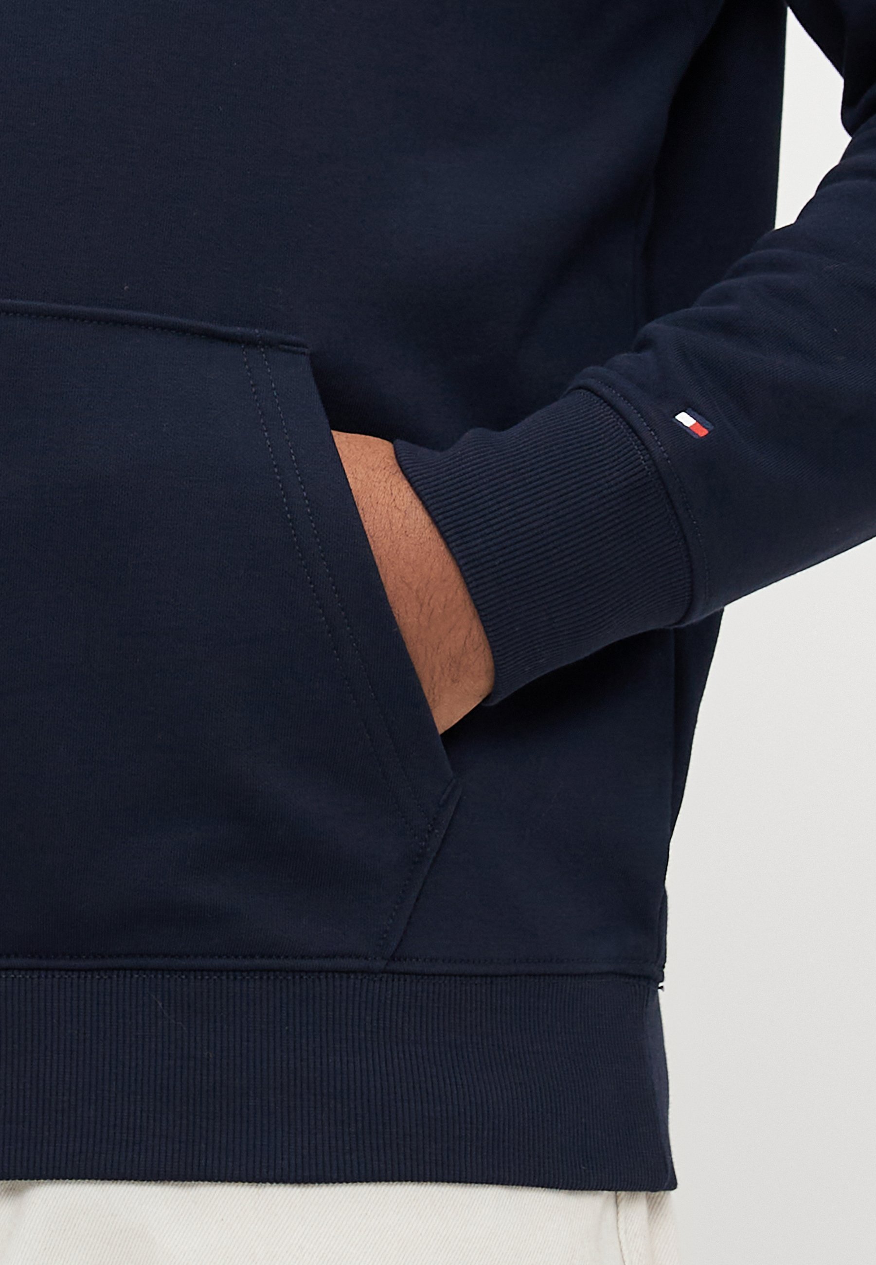 Tommy Hilfiger GRAPHIC HOODIE - Pulóver - sivatagi égbolt