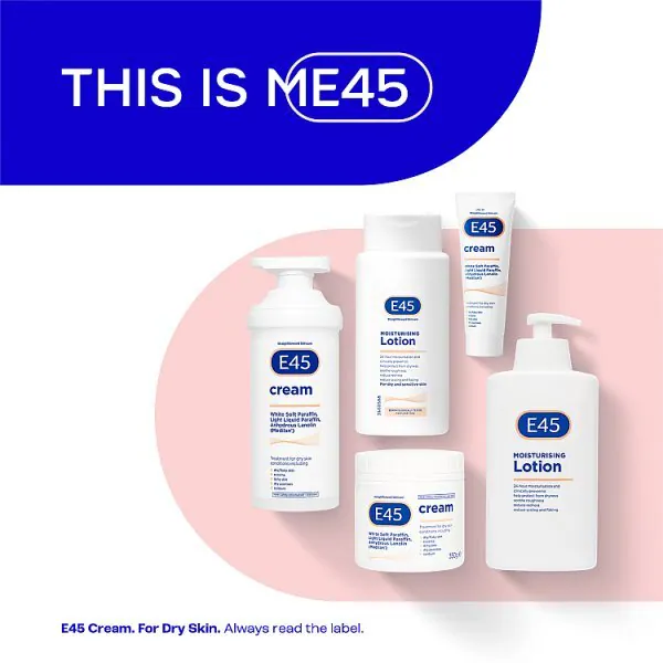 Crema idratante E45 per pelli secche 350 g