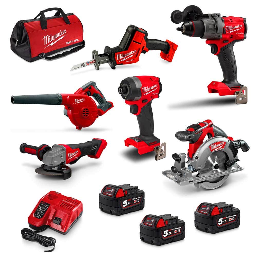 Pachet de baterii MILWAUKEE 18V FUEL™ cu 6 bucăți, 3 x 5,0 Ah M18FPP6A3503B