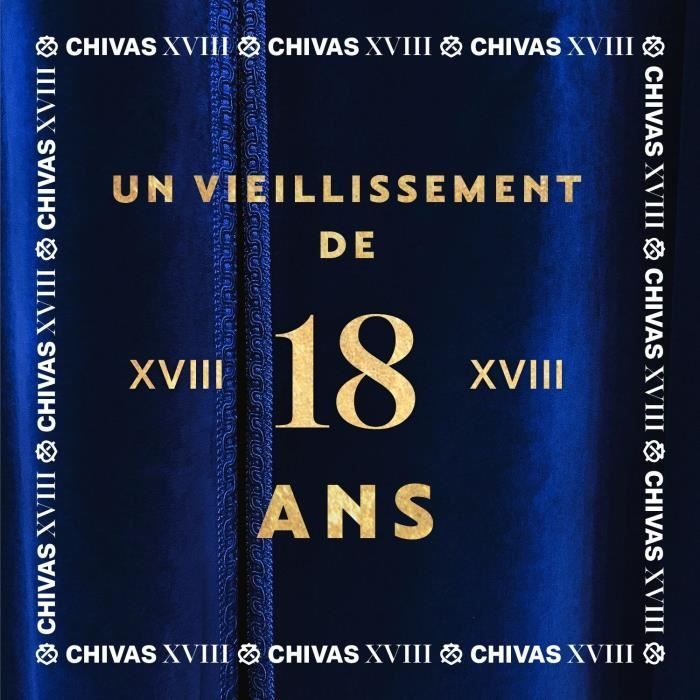 Chivas Regal - 18 años - Whisky escocés - 40,0% vol. - 70 cl