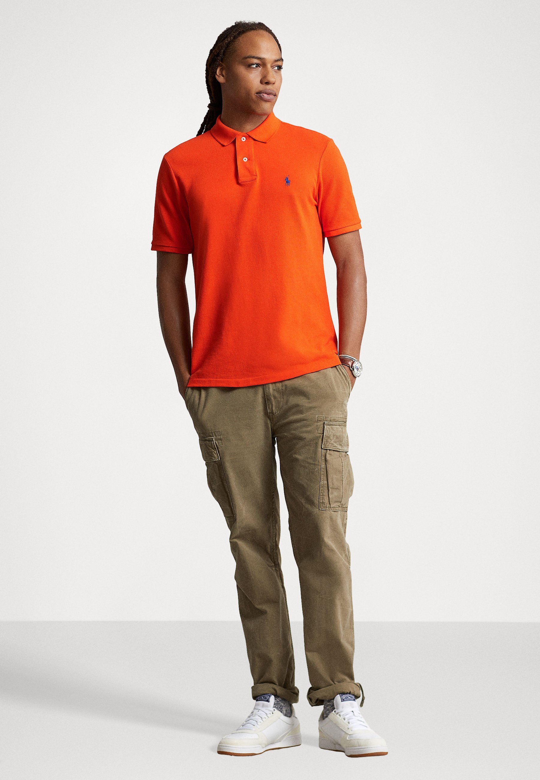 Polo Ralph Lauren HET ICONISCHE MESH POLOSHIRT - Poloshirt - zeiloranje