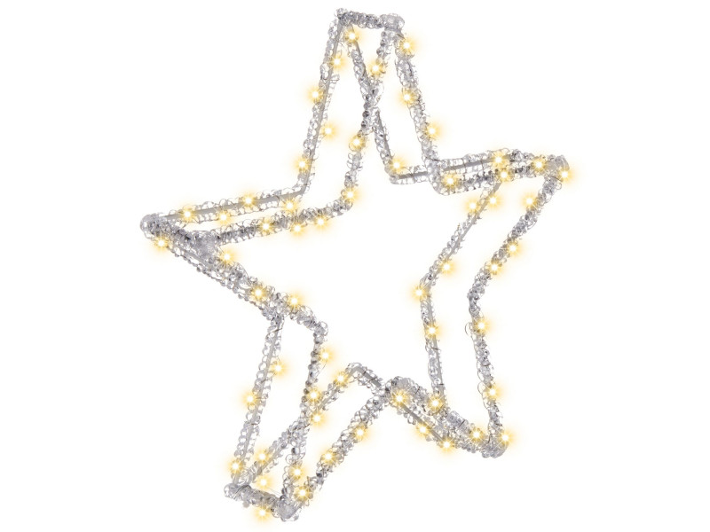 Dekoracja świąteczna gwiazda LED