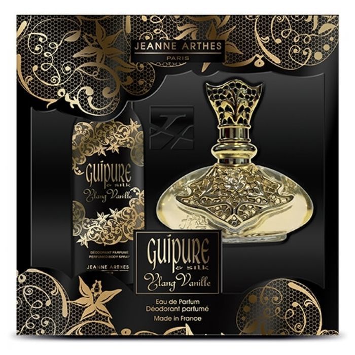 Jeanne Arthes Guipure & Silk Ylang Vanilje gavesett