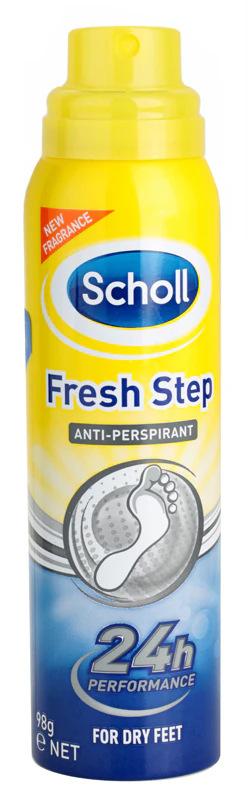 Scholl Fresh Step antitranspirante do nóg