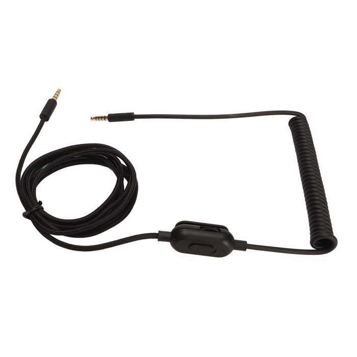 Cavo per cuffie a spirale SURENHAP da 3,5 mm maschio a 3,5 mm maschio, cavo audio a spirale per videoproiettore.