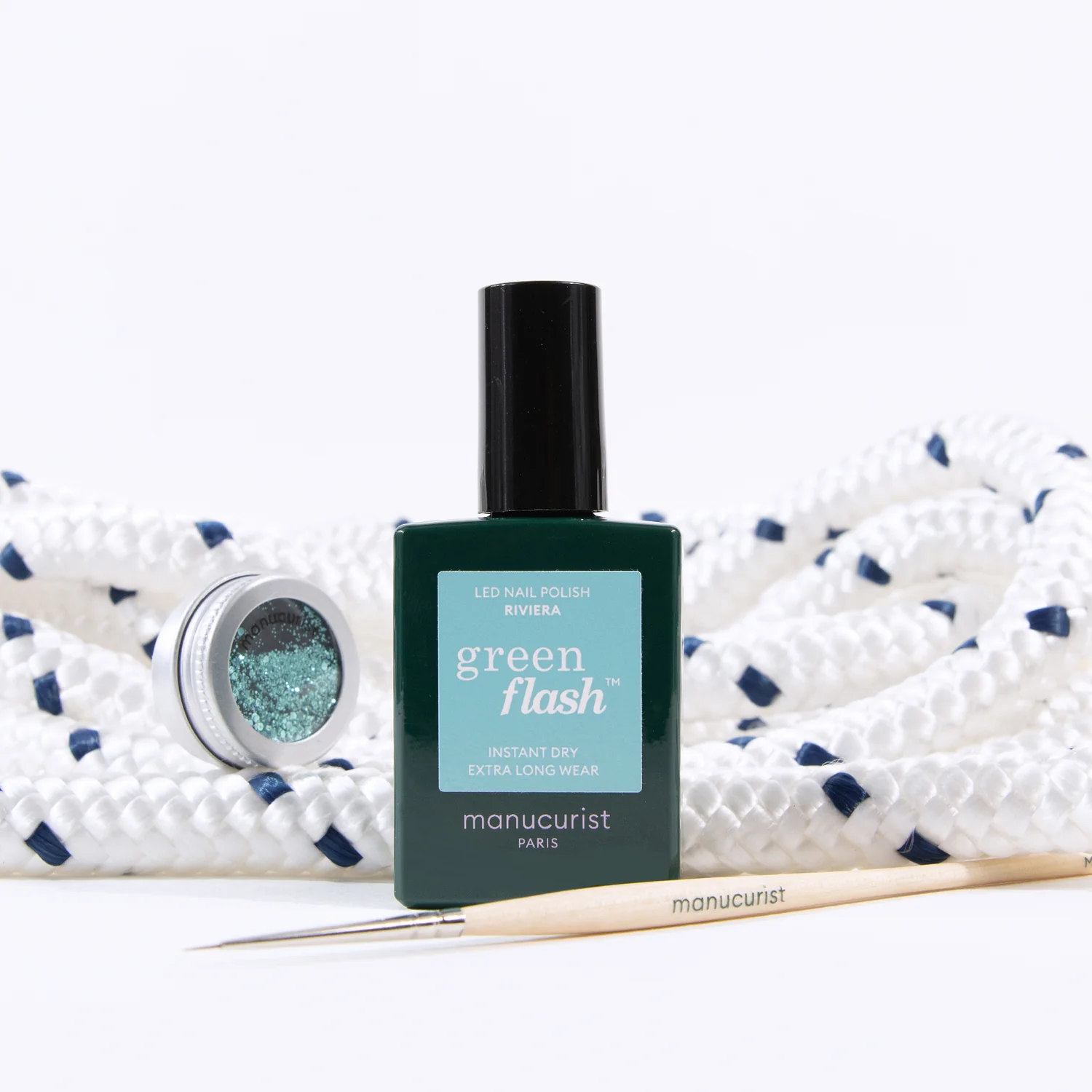 NAIL ART Underwater glitter