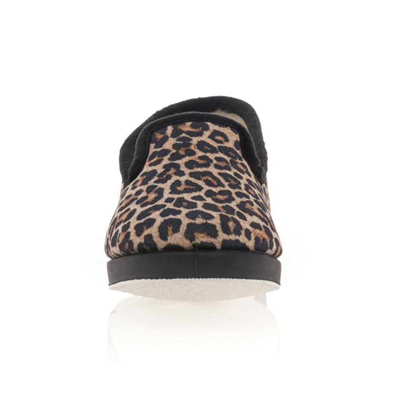 Pantuflas marrones para mujer