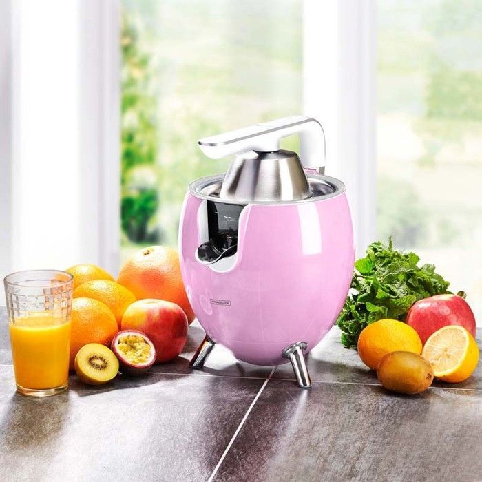 Kitchencook - Presse agrume électrique  550ml - 2 cônes de pressages - Bras articulé - Bec verseur - Filtre acier inoxydable