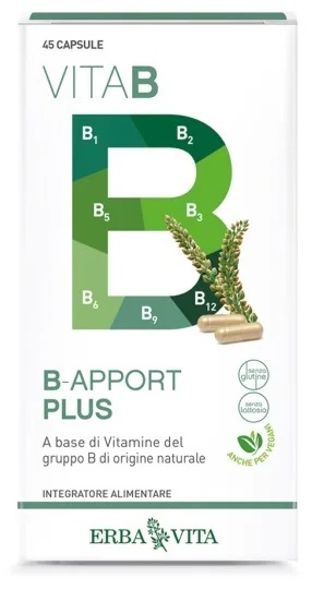 ERBA VITA Erba Vita B Apport Plus 45 κάψουλες Ενεργειακό συμπλήρωμα