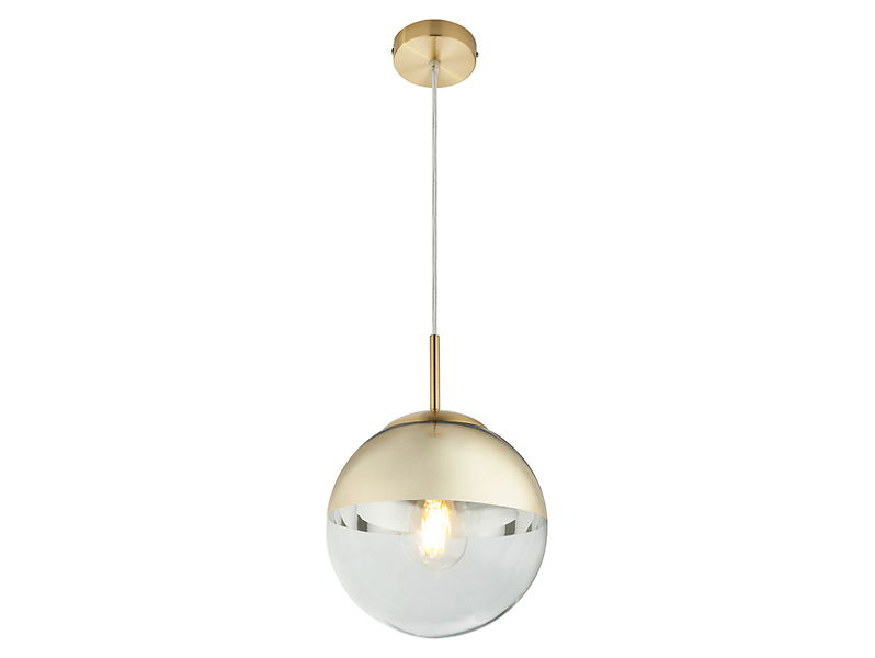 Lampa wisząca Varus szklana złota