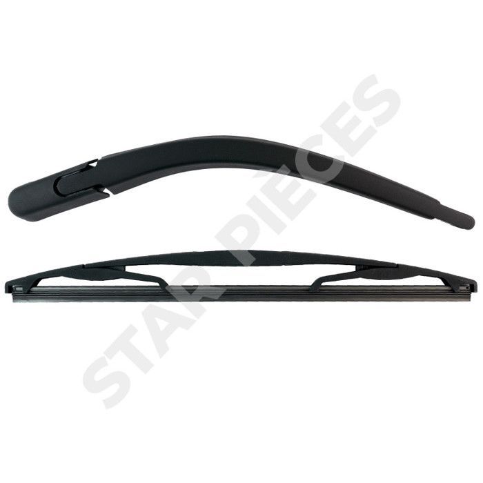 Bras d'essuie glace pour Citroen C1, Peugeot 107 et Toyota Aygo (2005-2014) avec balai d'essuie glace