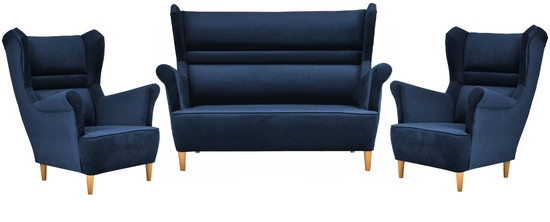 Zestaw wypoczynkowy sofa   2 fotele Family Meble