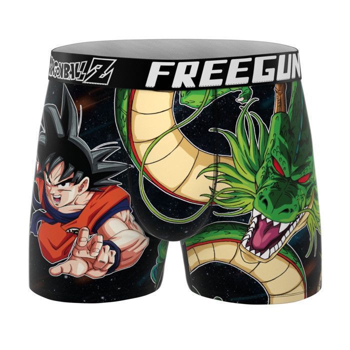 Freegun Boys' Boxer Shorts DRAGON BALL Z, Boys' Underwear - Purple (Pack of 4)