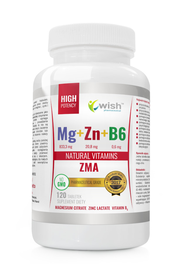 WISH Pharmaceutical Mg + Zn + B6