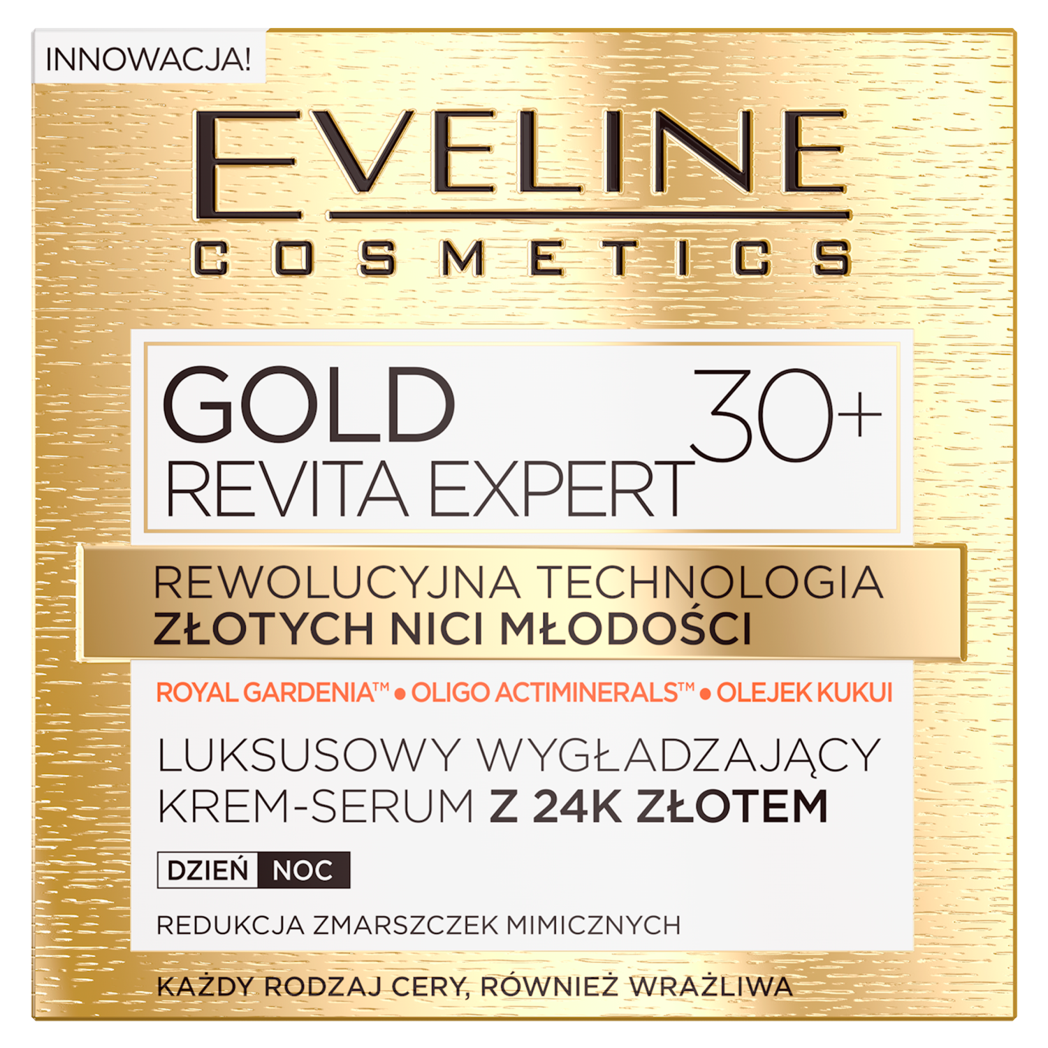 Eveline 30+ Crema Viso Ultra Levigante 50ml Oro Revita Expert 30+