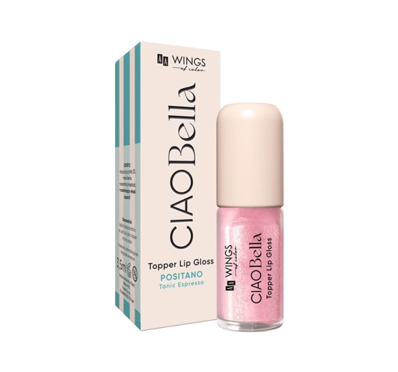 AA Wings of Color CIAO Bella topper-błyszczyk do ust 04 Pink Marshmallow Glaze 3,5 ml