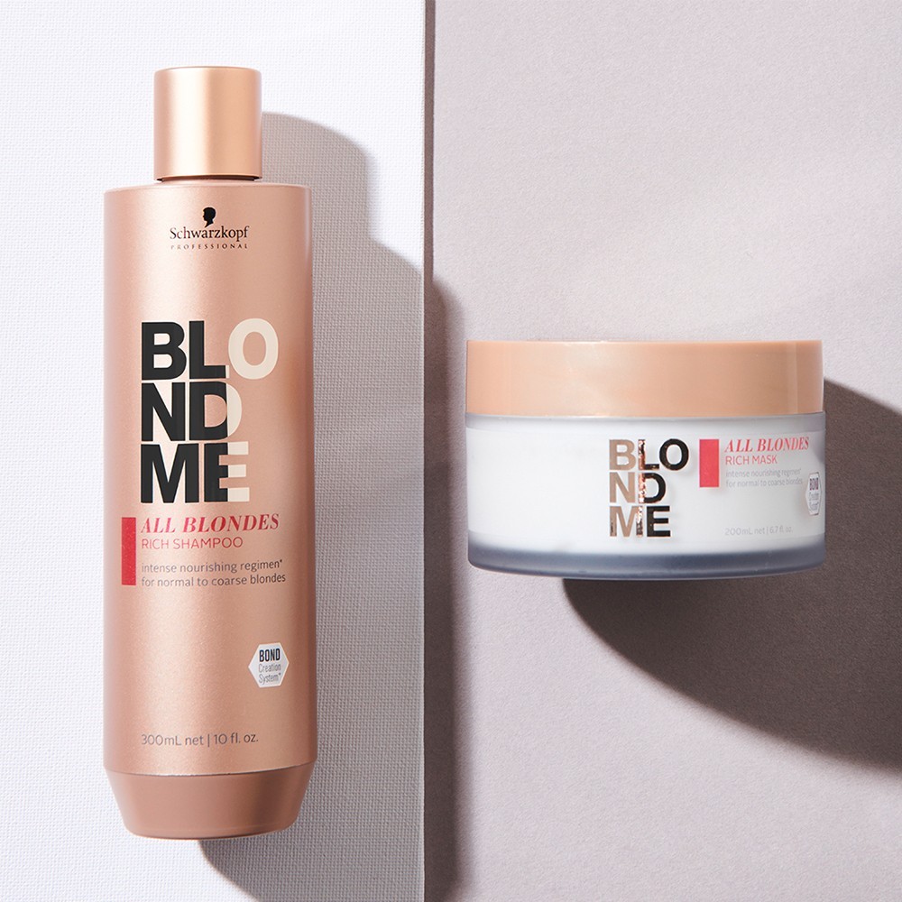 Schwarzkopf Professional matu kopšanas līdzeklis BLONDE All Blondes Rich skropstu līme - 200 ml