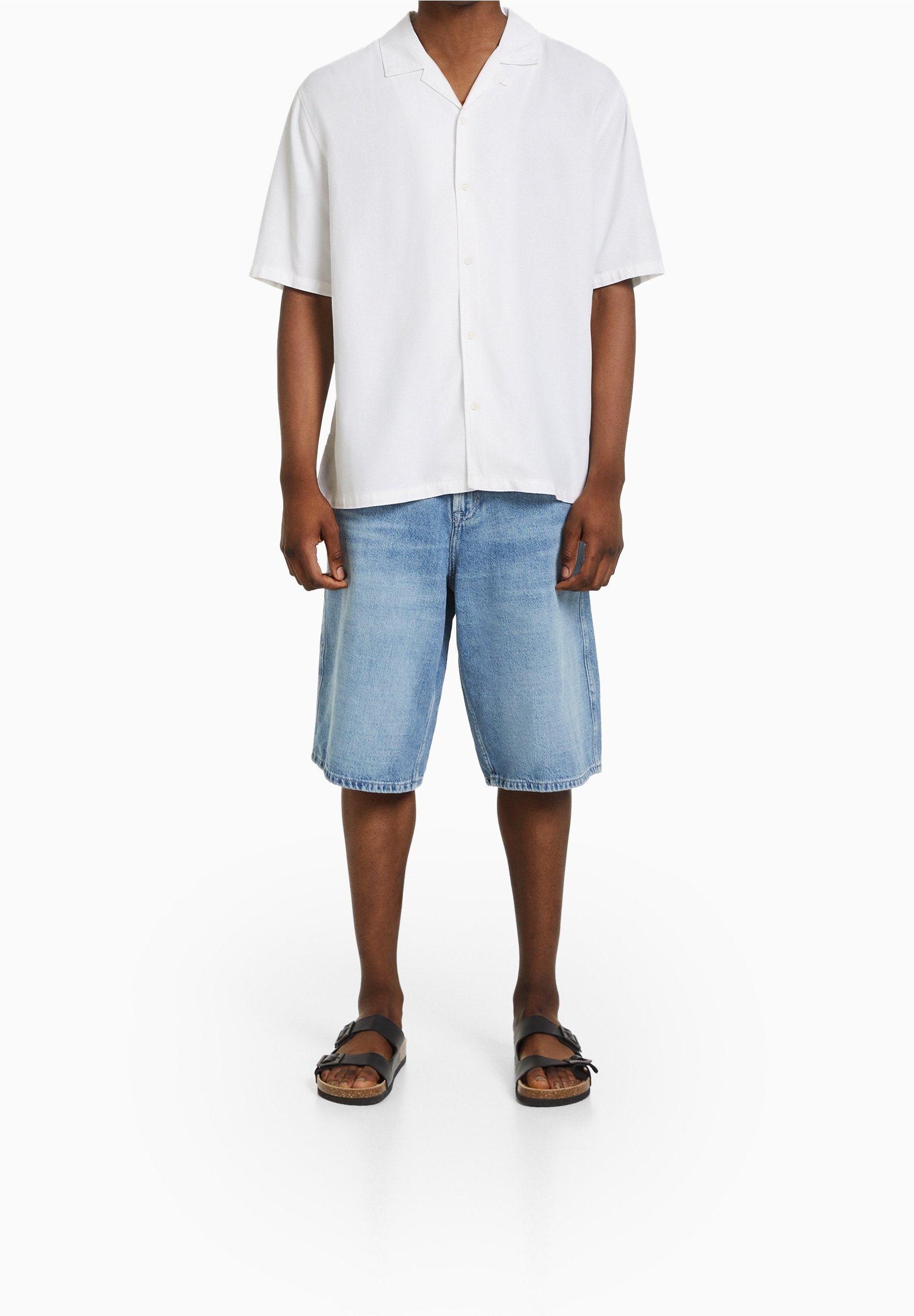Camicia Bershka - bianco sporco