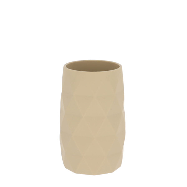 Kubek łazienkowy Lorantos beżowo-złoty 250 ml Glamour