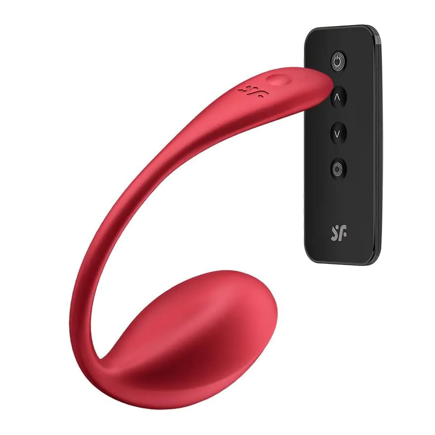 Satisfyer Shiny Petal red wibrujące jajko