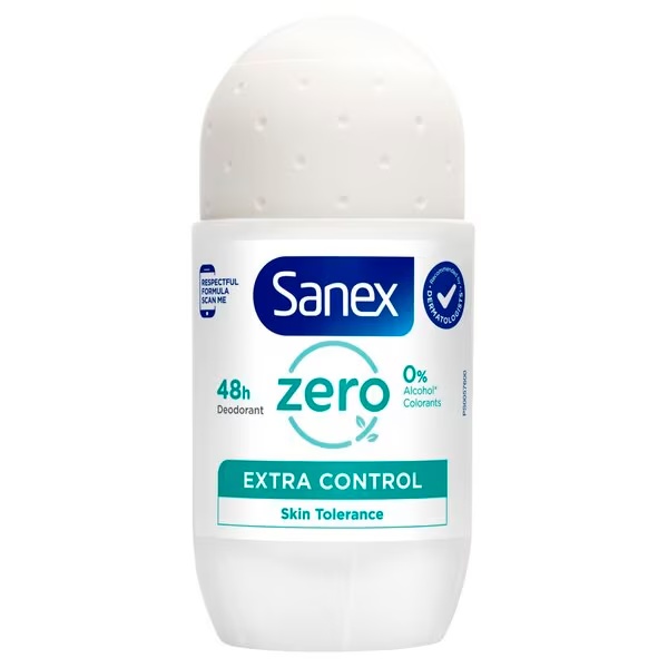 Sanex Zero% Extra Control 48H Dezodorans Roller 50ml - Normalna koža