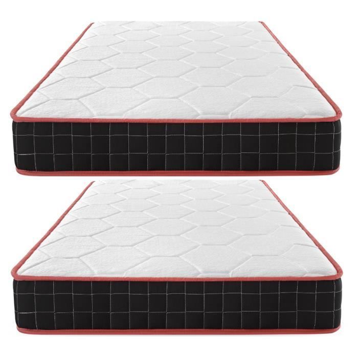 COMFORT Matras 90x190 cm - TEENO - traagschuim - stevige ondersteuning - 16 cm dik
