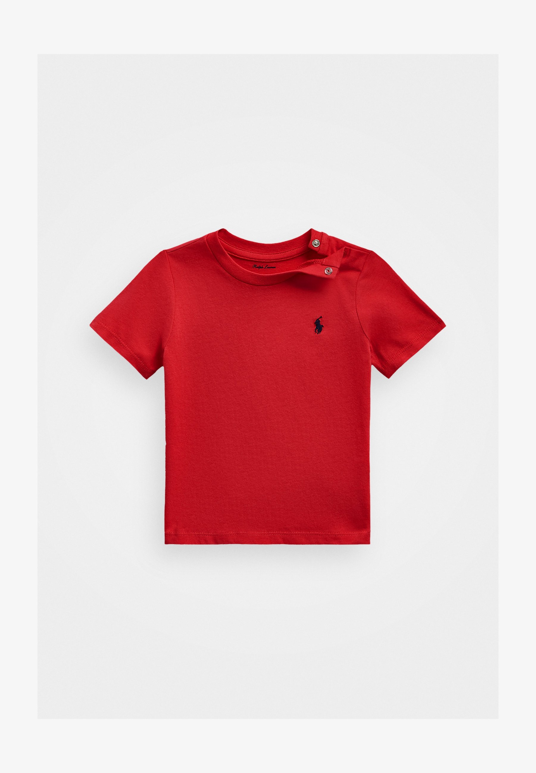 Polo Ralph Lauren T-shirt col rond en jersey de coton - T-shirt basique - rouge