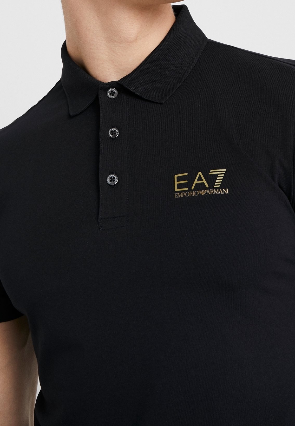 EA7 Emporio Armani poloshirt - zwart