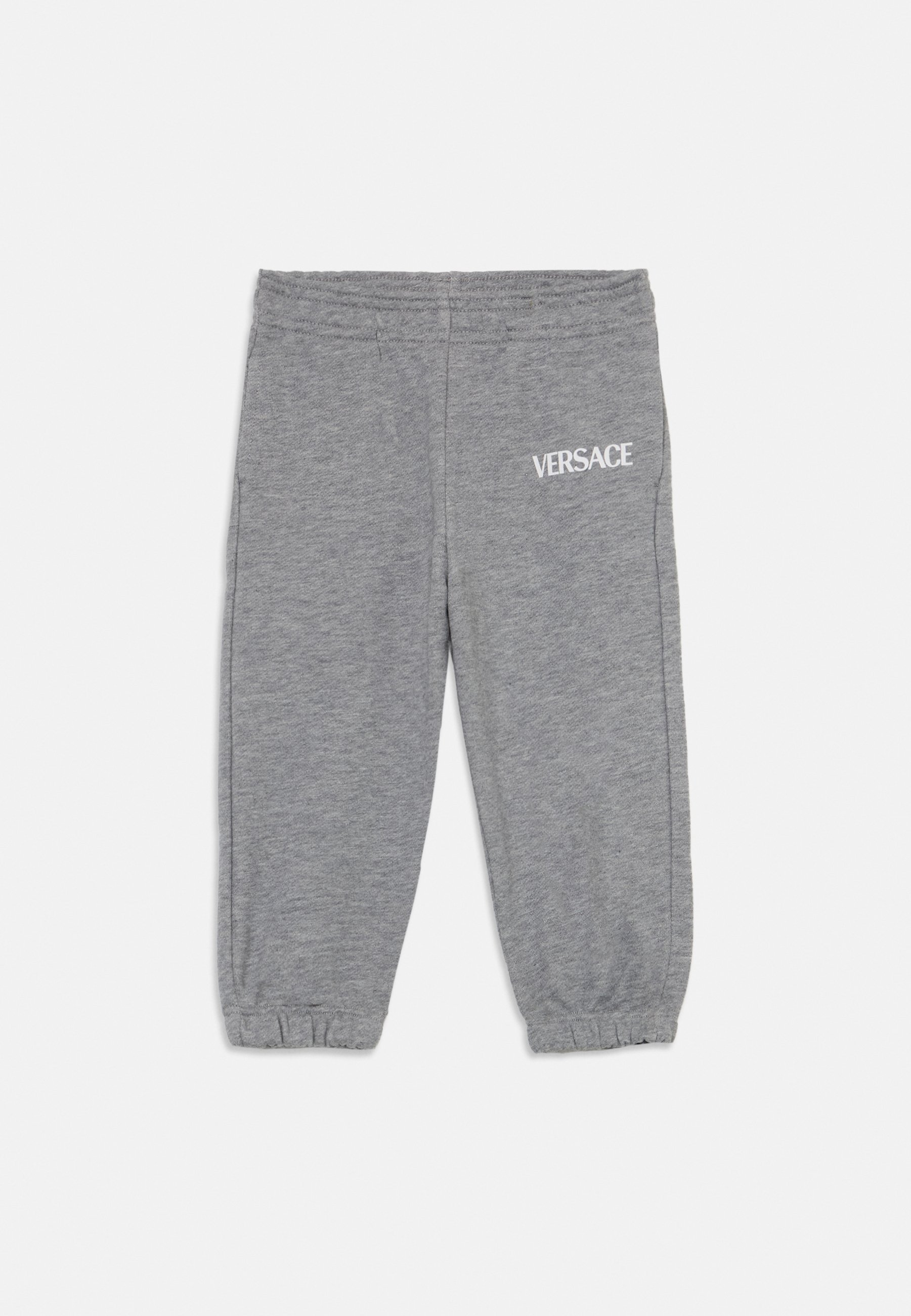 Pantalon Versace à logo imprimé enfant unisexe - Bas de survêtement - gris/blanc