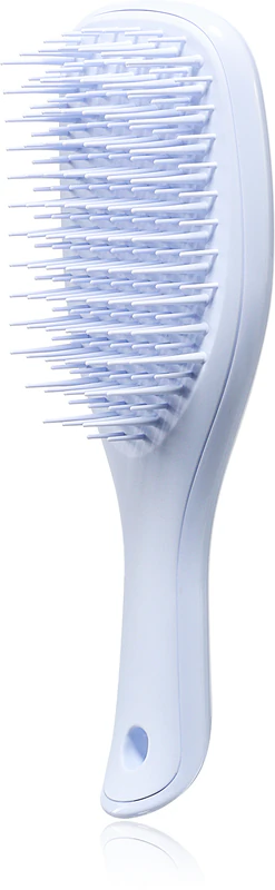 Escova plana digital Tangle Teezer Mini Ultimate Detangler com aroma de lavanda para todos os tipos de cabelo.