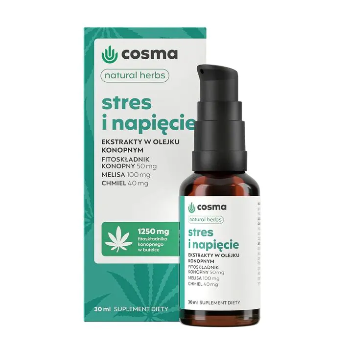 Cosma Cannabis Stres I Napięcie Natural Herbs Olejek
