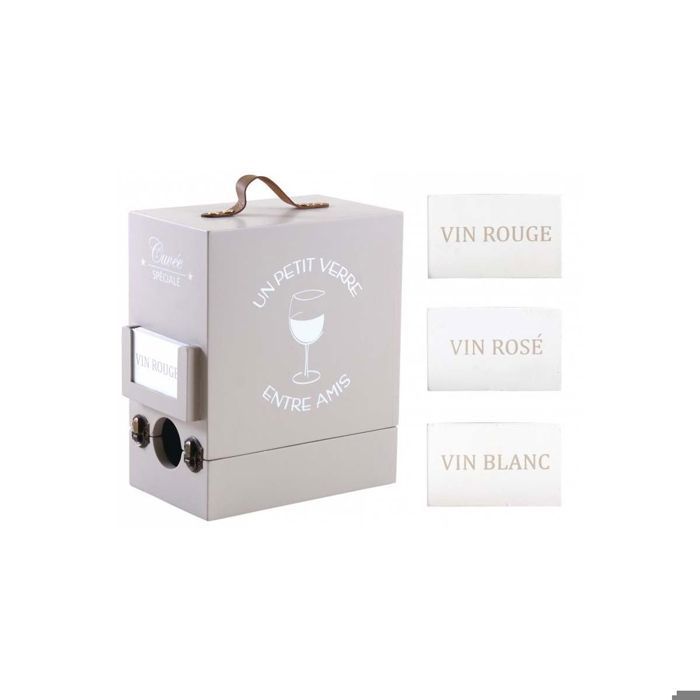 Caixa de vinho de madeira de 3 litros (Para amigos)