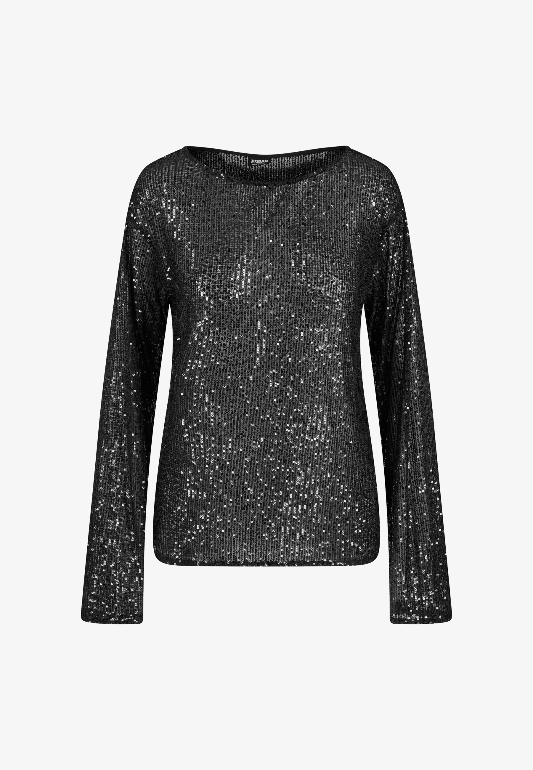 Blouse Urban Classics SEQUINS - noire