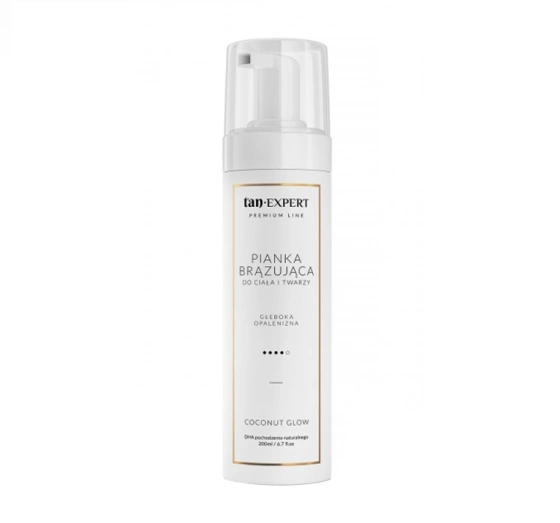Tanexpert Premium Line pianka brązująca do twarzy i ciała Coconut Glow 200ml