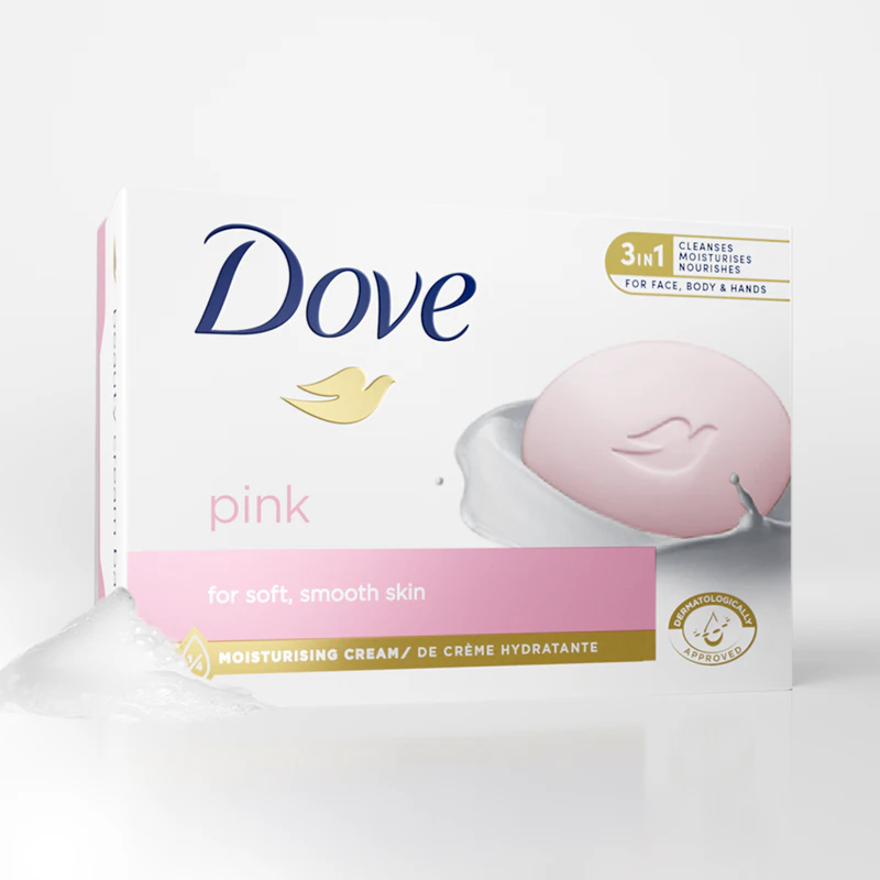 Pastilha para Lavar Roupa Dove Rosa Cremosa
