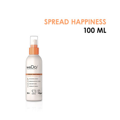 WeDo Professionals Spread Happiness vonná mlha na vlasy a tělo Výživná a zklidňující mlha na tělo a vlasy 100 ml