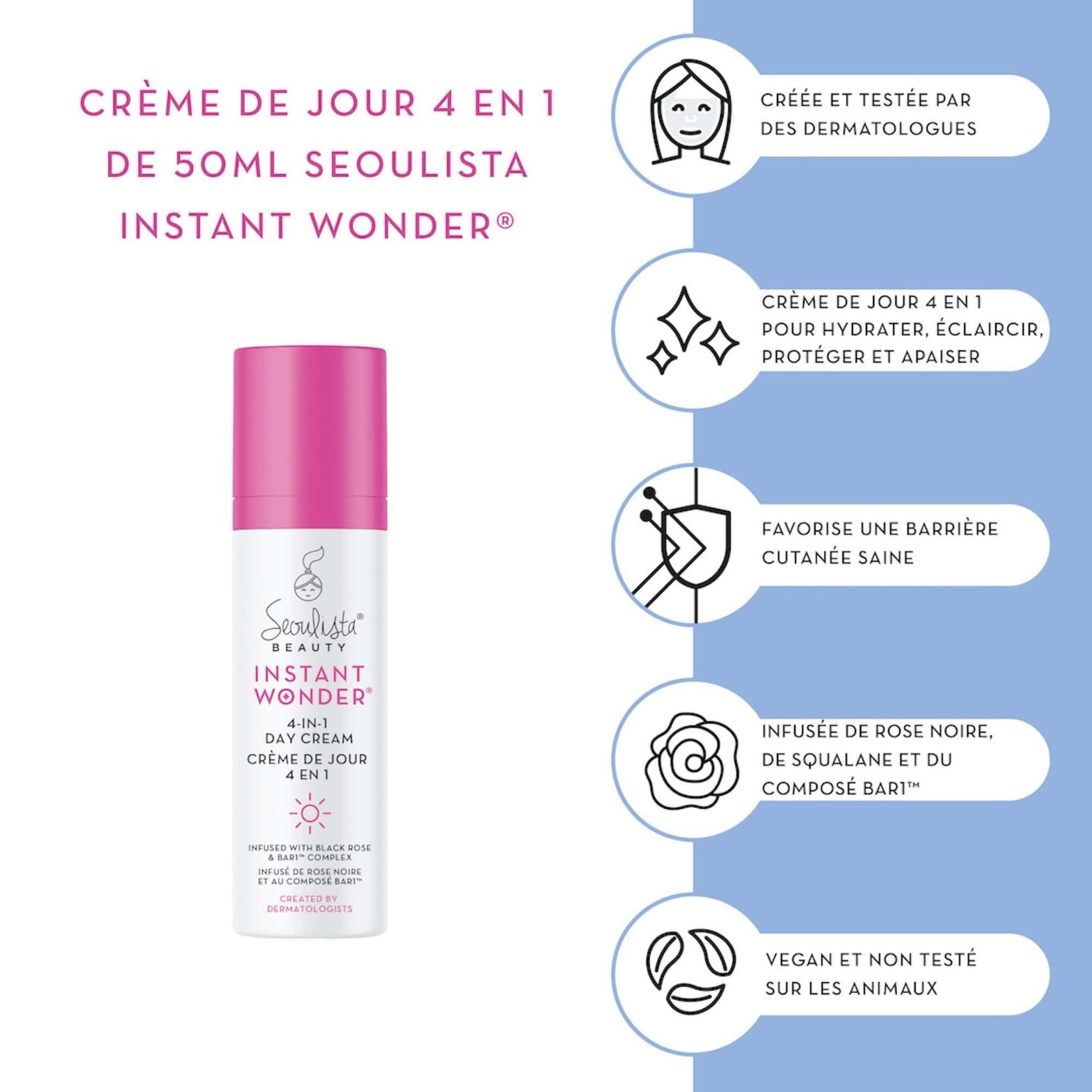 seoulista beauty Crème de jour 4 en 1
