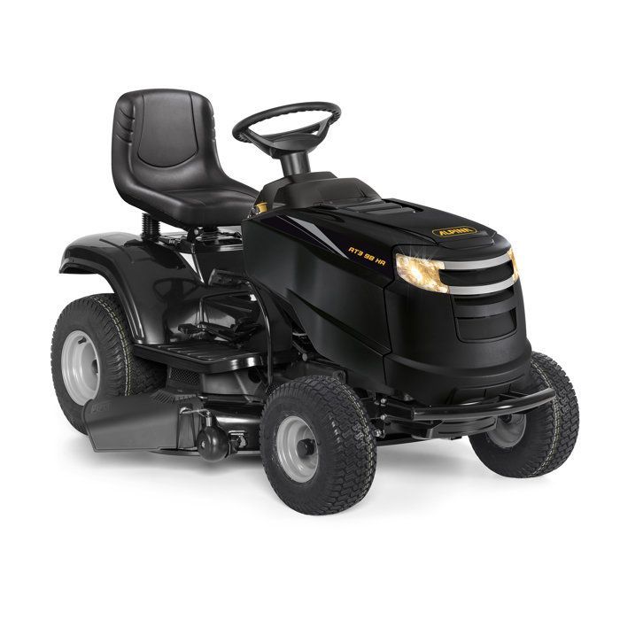 ALPINA AT3 98 HA petrol ride-on mower – 98cm cutting width – Up to 5000 m² – 414 cc hydrostatic transmission – side discharge
