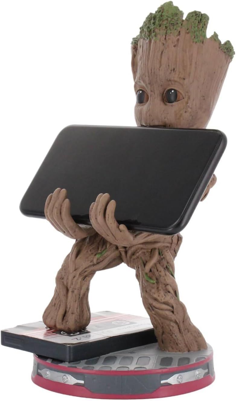 Marvel Guardians of the Galaxy Young Groot Figurine - EXQUISITE GAMING - Cable Guys - Earphone holder or small accessory